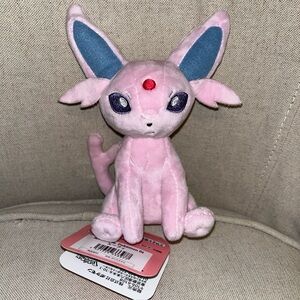 Espeon #196 Pokemon Fit Plush Doll New with Tags Authentic Japan Pokemon Center